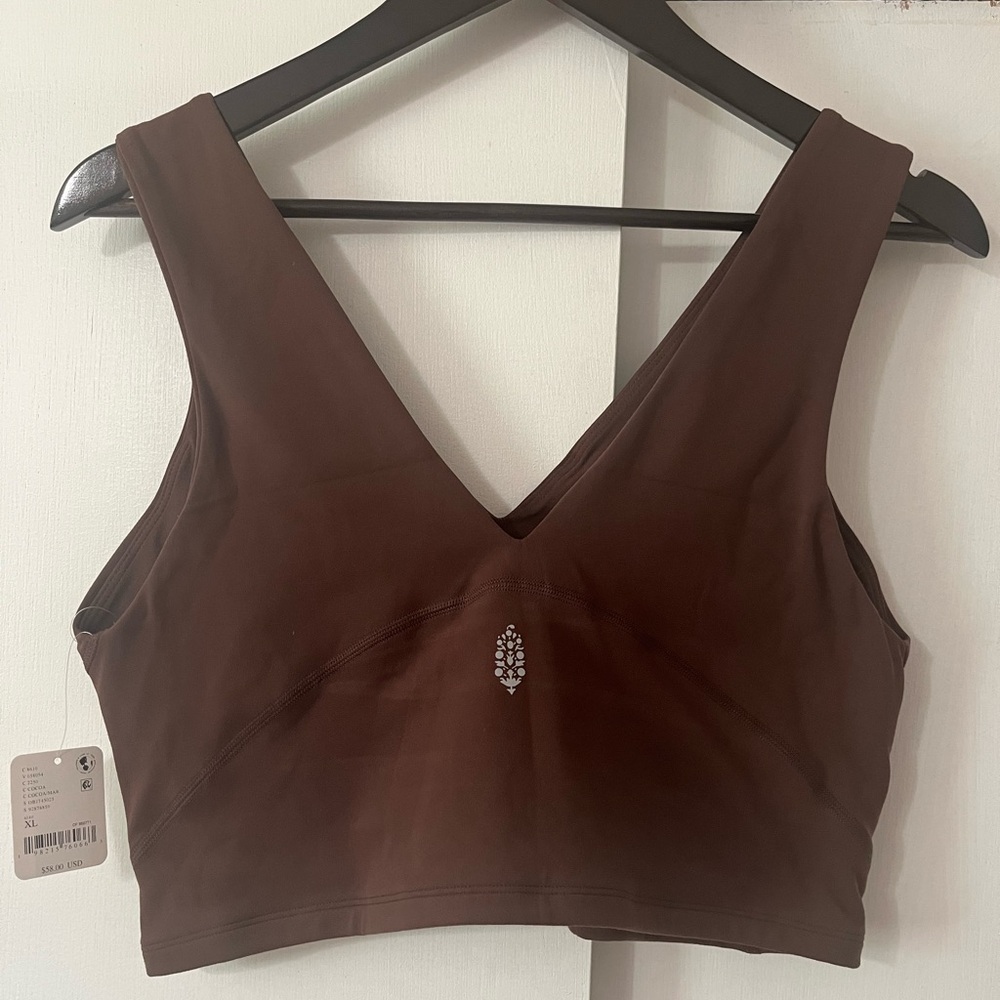 FP Movement by Free People Never Better Cami NWT size XL Workout Tank V Neck - Picture 5 of 6